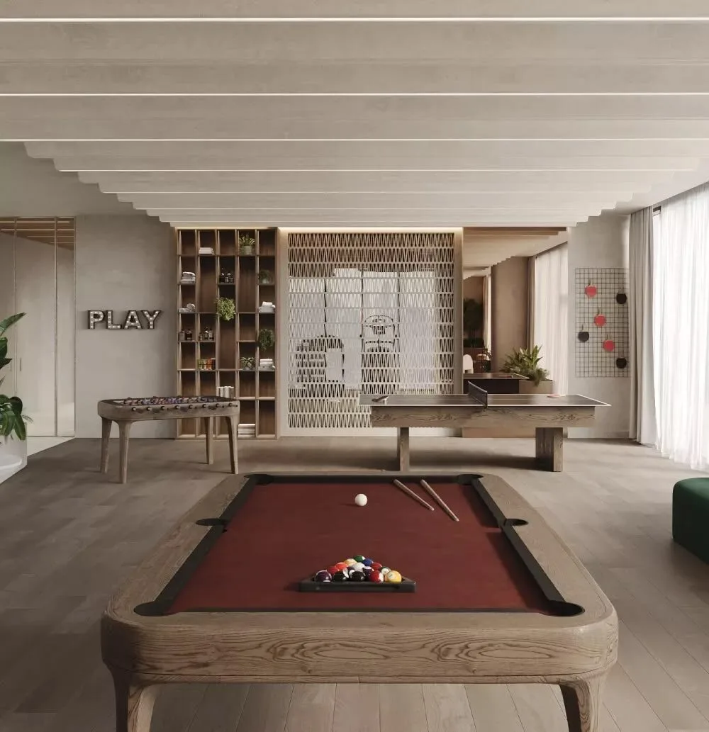 Billiards and indoor games lounge